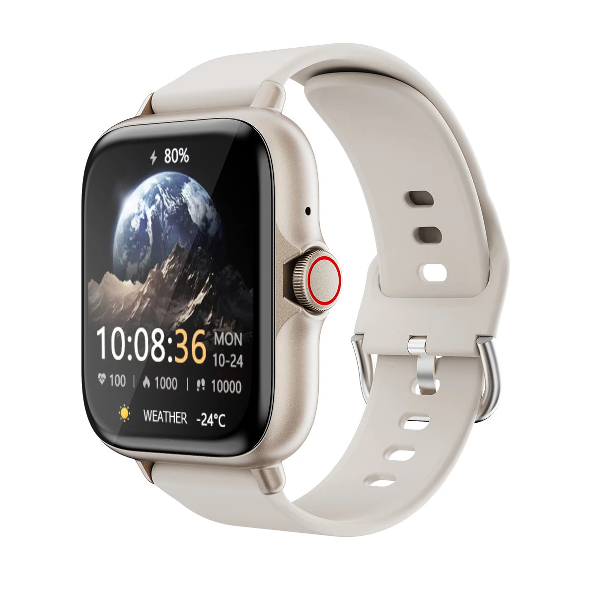 Waterproof Smart Watch with Call & Sleep Monitoring – For iPhone & Android